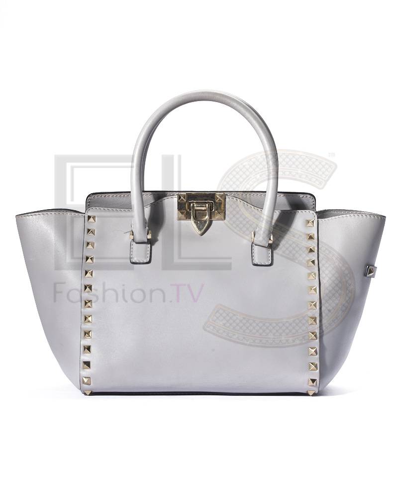 Valentino Rockstud Shopper Small Grey – Good Collectors Edition
