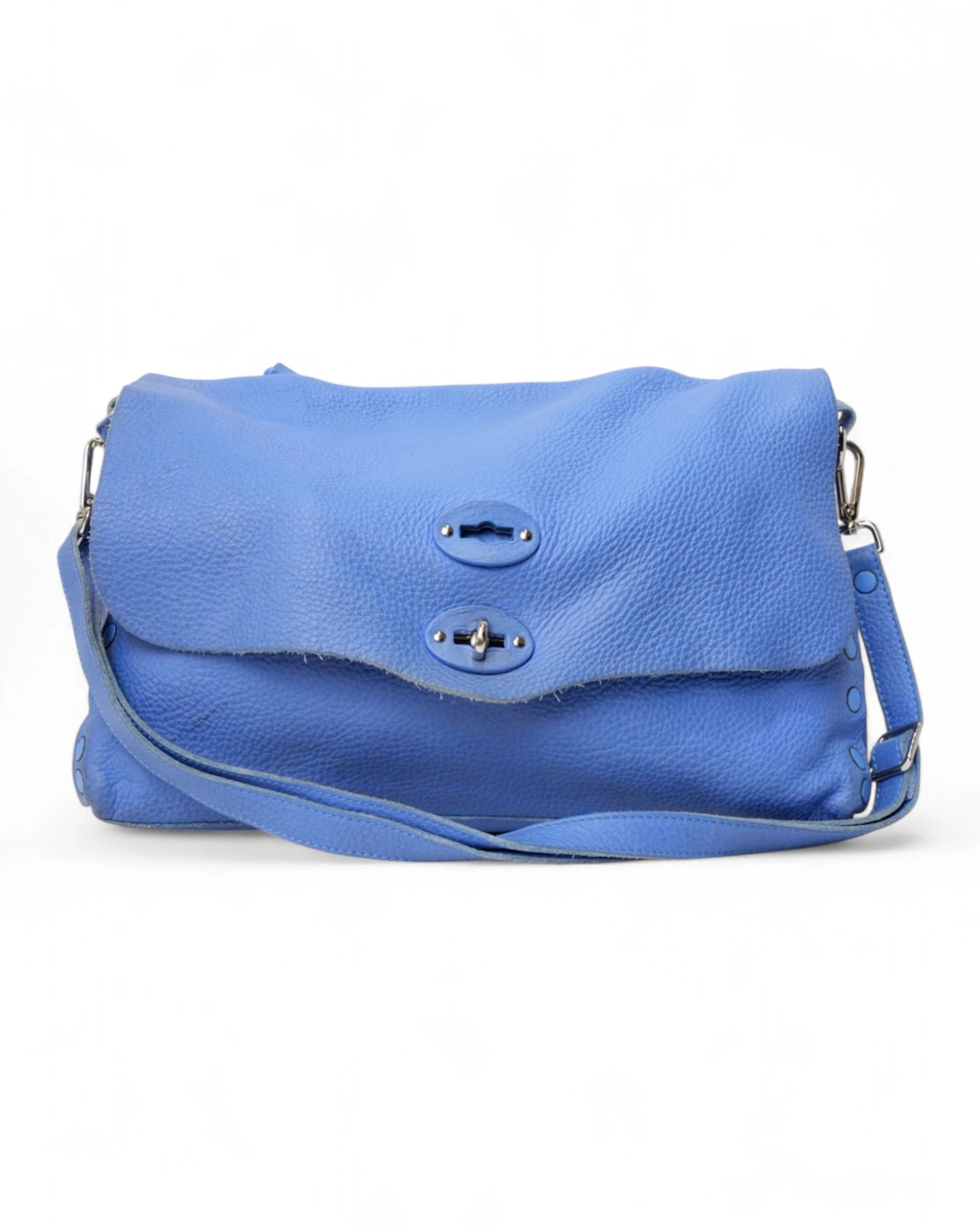 Zanellato Zannelato Postina Medium Hammered Light Blue – Good Collectors Edition